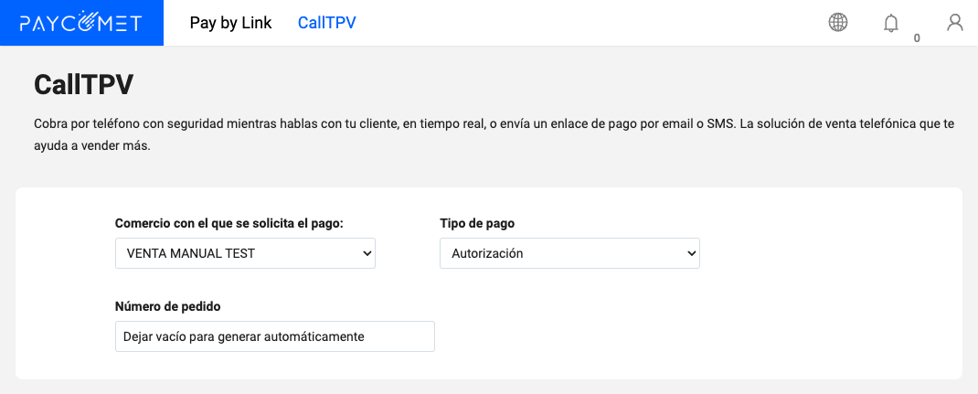 {{ __('Call TPV la solución PAYCOMET') }}